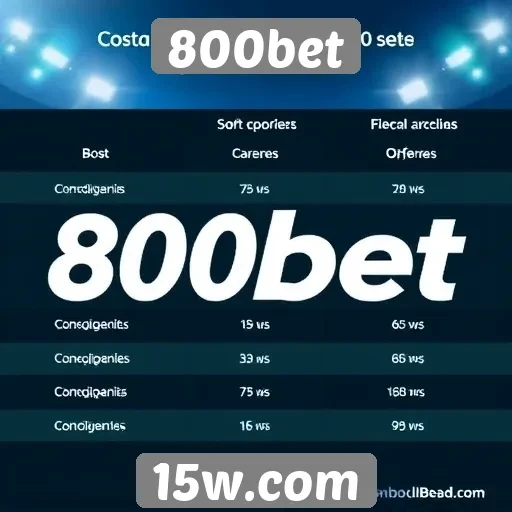 Comparativo entre 800bet e concorrentes no mercado